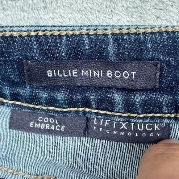 NYDJ Billie Mini Boot Cool Embrace Jeans Ankle High-Rise Womens Size 8 a0815 - Picture 3 of 12